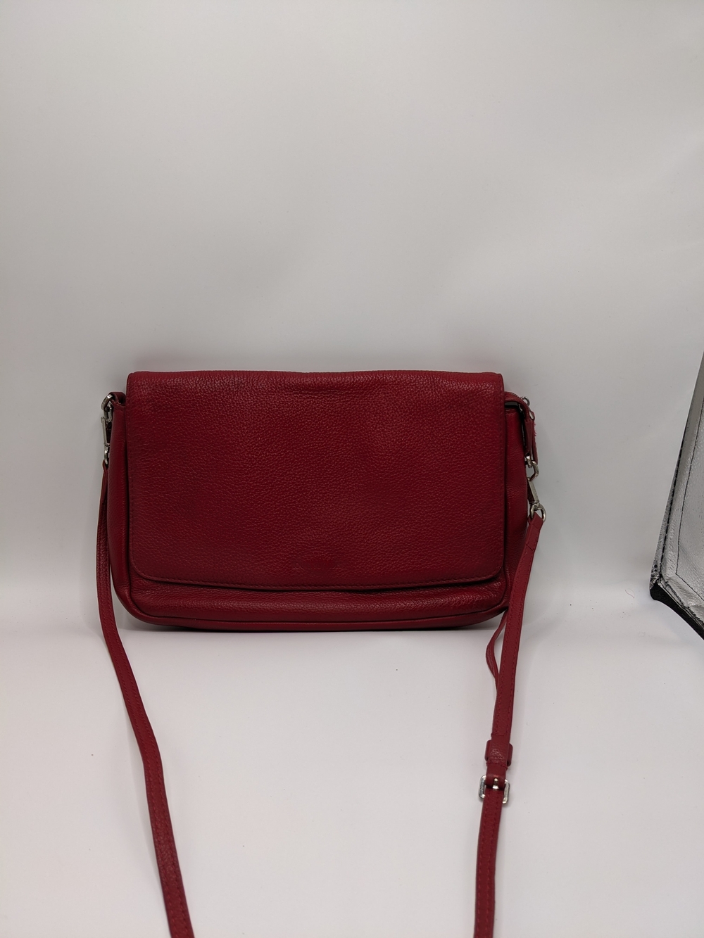 Louis Vuitton Parnassea Esan Ciel M94448 Red Leather Crossbody